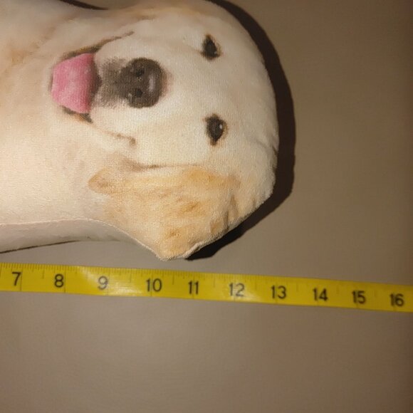 Morgan Home Golden Labrador Retriever Shaped Decorative Door Stop Plush Pillow - Picture 3 of 9